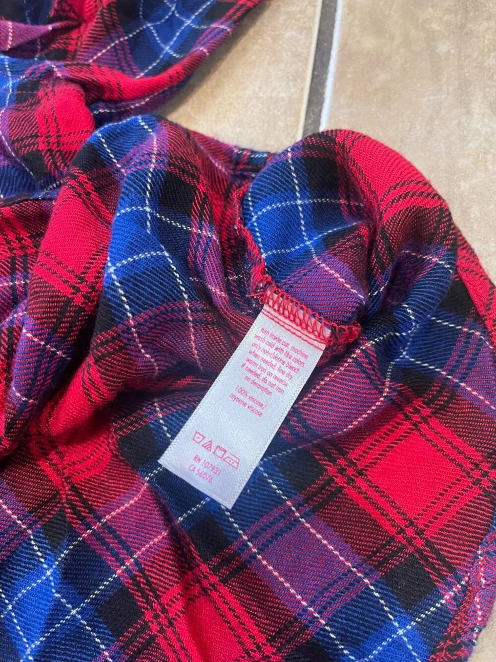 Justice Girls Size 8 Plaid Shirt & Glitter Logo Leggings Outfit Set